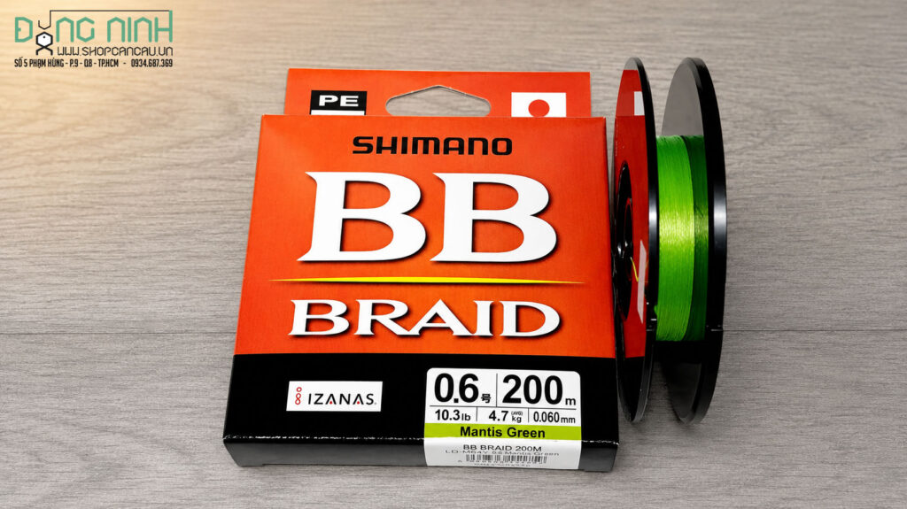 D&acirc;y PE Shimano BB Braid IZANAS